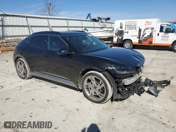 2024 Genesis GV60 z VIN KMUKEDSB1RU023189, wystawiony jako Copart lot #47434955 z przebiegiem 3 279 mil mil oraz Szkoda całkowita • Salvage title. Historia ofert i sprzedaży dostępna na DreamBid. Obrazek 4.
