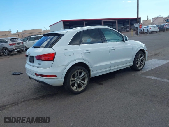 2016 Audi Q3 Premium Plus with VIN WA1EFCFS1GR006968, listed as a IAAI auction lot 42036018 with 77,329 mi miles and . Bid and sale history available at DreamBid. Image 4.