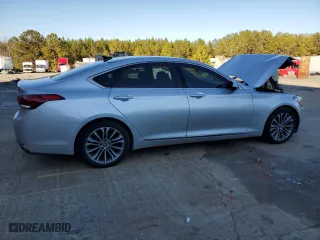 2017 Genesis G80 3.8L with VIN KMHGN4JE5HU199418, listed as a Copart auction lot 88864925 with 126,904 mi miles and Salvage Title. Bid and sale history available at carsss.com. Image 3.