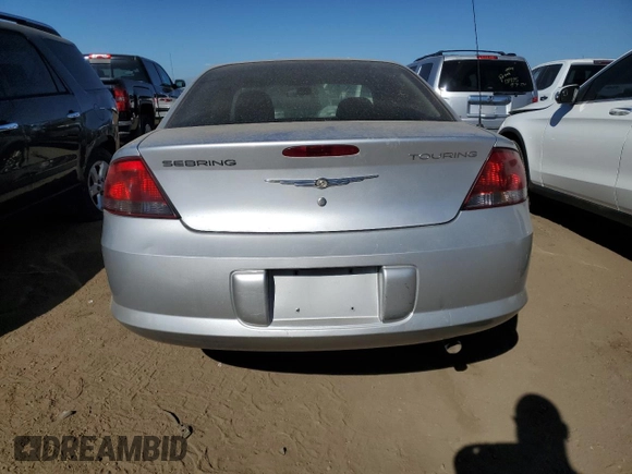 2006 Chrysler Sebring with VIN 1C3AL56T36N168242, listed as a Copart auction lot 71974194 with 193,482 mi miles and Salvage Title. Bid and sale history available at DreamBid. Image 6.