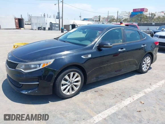 2016 Kia Optima LX with VIN 5XXGT4L32GG082504, listed as a IAAI auction lot 42790104 with 132,032 mi miles and . Bid and sale history available at DreamBid. Image 2.