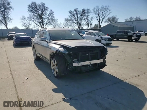 2022 Genesis GV80 with VIN KMUHCESC3NU092295, listed as a Copart auction lot 42539085 with Not Provided miles and Salvage Title. Bid and sale history available at DreamBid. Image 12.
