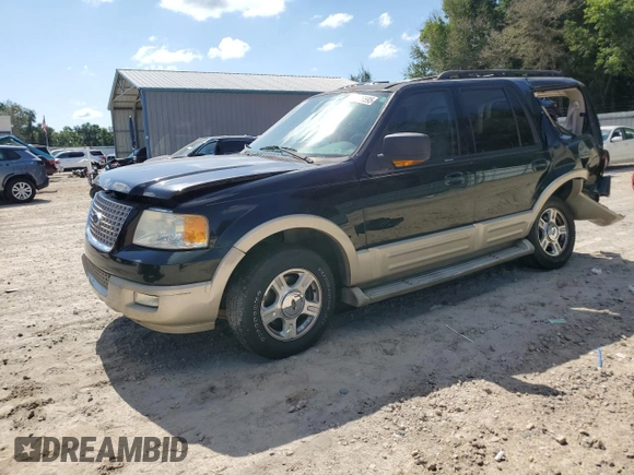 2006 Ford Expedition Eddie Bauer with VIN 1FMFU17556LA63250, listed as a Copart auction lot 61906595 with 151,047 mi miles and Salvage title. Bid and sale history available at DreamBid. Image 1.