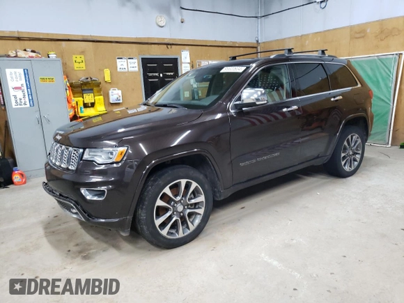 2017 Jeep Grand Cherokee Overland with VIN 1C4RJFCT2HC880920, listed as a Copart auction lot 86600834 with 147,326 mi miles and Clean Title. Bid and sale history available at carsss.com. Image 1.