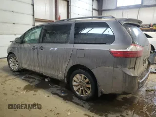 2017 Toyota Sienna LE with VIN 5TDJZ3DC5HS174641, listed as a Copart auction lot 44059275 with 168,044 mi miles and Salvage Title. Bid and sale history available at carsss.com. Image 2.