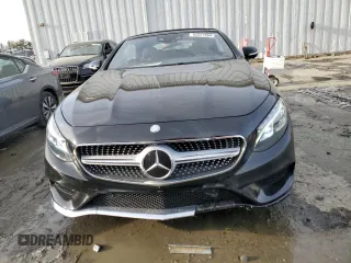 2017 Mercedes-Benz S 550 with VIN WDDXK8CB9HA025415, listed as a Copart auction lot 85521994 with 52,996 mi miles and Salvage Title. Bid and sale history available at DreamBid. Image 5.