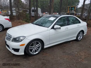 2012 Mercedes-Benz C-Class C 300 Sport with VIN WDDGF8BB7CA597677, listed as a IAAI auction lot 41041782 with NaN miles. Bid and sale history available at carsss.com. Image 17.