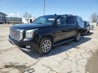 2016 GMC Yukon XL Denali with VIN 1GKS2HKJ1GR331395, listed as a Copart auction lot 50471405 with 144,085 mi miles and Salvage Title. Bid and sale history available at carsss.com. Image 1.