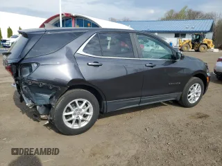 2023 Chevrolet Equinox LT with VIN 3GNAXTEG7PS112781, listed as a Copart auction lot 54588545 with 11,985 mi miles and Salvage Title. Bid and sale history available at DreamBid. Image 3.