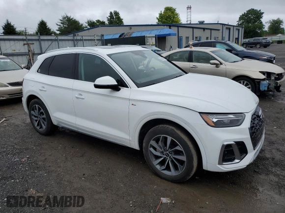 2023 Audi Q5 S line Premium Plus with VIN WA1EAAFY8P2006692, listed as a Copart auction lot 60846465 with 20,787 mi miles and Salvage title. Bid and sale history available at DreamBid. Image 4.