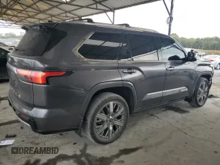 2023 Toyota Sequoia SR5 with VIN 7SVAAAAA3PX002055, listed as a Copart auction lot 72932724 with 22,833 mi miles and Salvage Title. Bid and sale history available at carsss.com. Image 3.