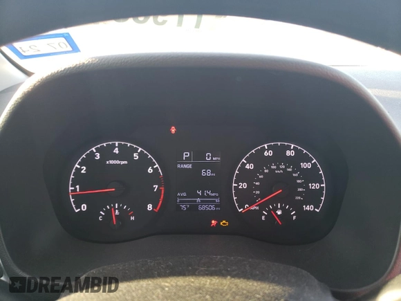 2019 Hyundai Accent SE with VIN 3KPC24A33KE040168, listed as a Copart auction lot 77938463 with 68,506 mi miles. Bid and sale history available at carsss.com. Image 9.