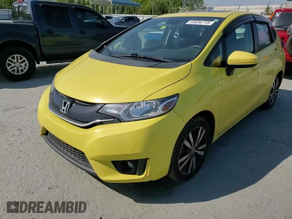 2015 Honda Fit EX-L with VIN 3HGGK5H86FM747285, listed as a Copart auction lot 53034715 with 102,236 mi miles and Salvage Title. Bid and sale history available at DreamBid. Image 11.