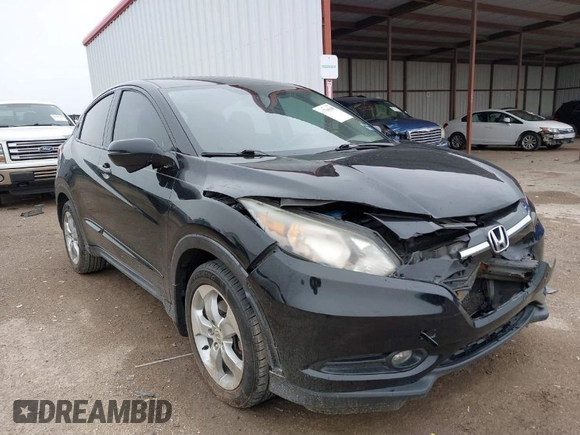 2016 Honda HR-V EX with VIN 3CZRU5H54GM710173, listed as a IAAI auction lot 41705088 with 217,693 mi miles. Bid and sale history available at carsss.com. Image 1.