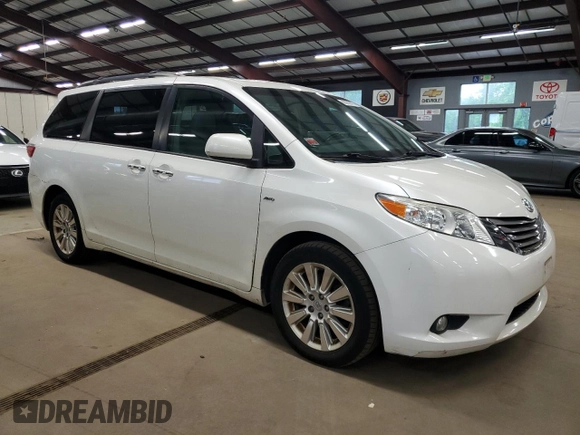 2016 Toyota Sienna Limited z VIN 5TDDK3DC1GS129633, wystawiony jako Copart lot #60228475 z przebiegiem 168 780 mil mil oraz Czysty tytuł • Clean title. Historia ofert i sprzedaży dostępna na DreamBid. Obrazek 4.