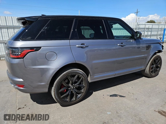 2022 Land Rover Range Rover Sport SVR с VIN SALWZ2RE2NA239229, выставлен на аукционе Copart как лот 51290985 с пробегом 15 952 миль миль и Списание • Salvage title. История ставок и продаж доступна на DreamBid. Изображение 3.