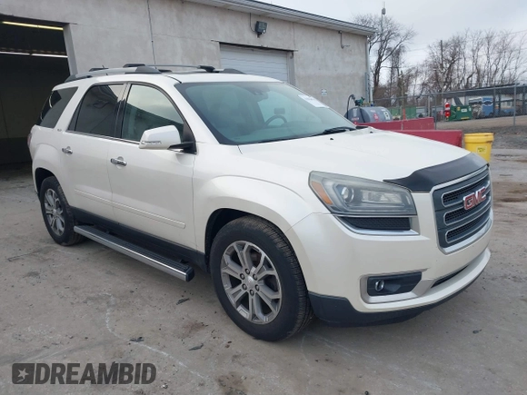 2014 GMC Acadia SLT with VIN 1GKKVRKD7EJ258942, listed as a IAAI auction lot 41828635 with 173,389 mi miles and . Bid and sale history available at DreamBid. Image 1.