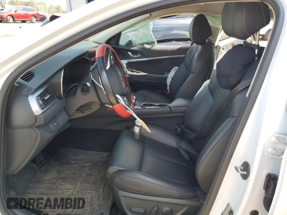 2022 Genesis G70 2.0T z VIN KMTG34TA2NU097012, wystawiony jako Copart lot #72409144 z przebiegiem 56 103 mil mil oraz Szkoda całkowita • Salvage title. Historia ofert i sprzedaży dostępna na DreamBid. Obrazek 7.