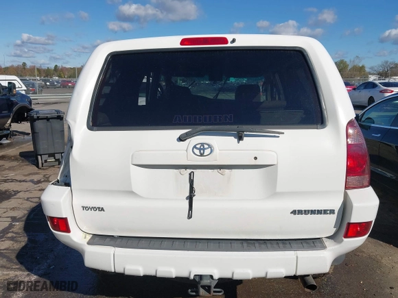2005 Toyota 4Runner SR5 with VIN JTEZU14R958023503, listed as a IAAI auction lot 40853058 with 107,193 mi miles. Bid and sale history available at carsss.com. Image 16.