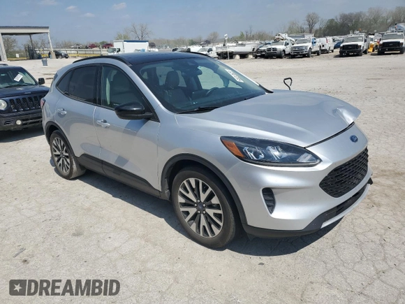 2020 Ford Escape SE Sport Hybrid with VIN 1FMCU0BZ5LUA15373, listed as a Copart auction lot 52901205 with 83,154 mi miles and Salvage Title. Bid and sale history available at DreamBid. Image 4.