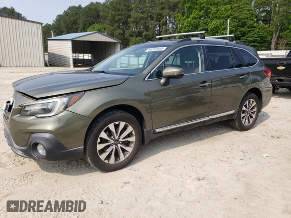 2018 Subaru Outback Touring z VIN 4S4BSETC3J3250527, wystawiony jako Copart lot #59359595 z przebiegiem 78 975 mil mil oraz Szkoda całkowita • Salvage title. Historia ofert i sprzedaży dostępna na DreamBid. Obrazek 1.