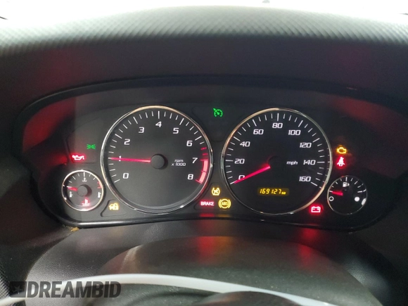 2007 Cadillac CTS with VIN 1G6DM57TX70160712, listed as a Copart auction lot 82413504 with 169,127 mi miles and Salvage Title. Bid and sale history available at carsss.com. Image 9.