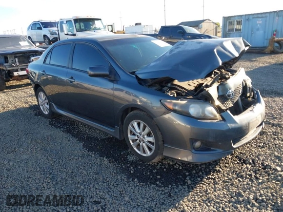 2010 Toyota Corolla with VIN 2T1BU4EEXAC475395, listed as a IAAI auction lot 41687183 with 193,608 mi miles. Bid and sale history available at carsss.com. Image 1.