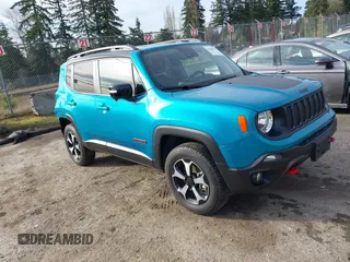 2022 Jeep Renegade Trailhawk with VIN ZACNJDC16NPN46704, listed as a IAAI auction lot 41648262 with 21,358 mi miles and . Bid and sale history available at DreamBid. Image 1.