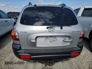 2003 Hyundai Santa Fe with VIN KM8SB12B83U366238, listed as a Copart auction lot 83824904 with 0 mi miles and Salvage Title. Bid and sale history available at carsss.com. Image 6.