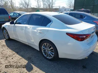 2019 Infiniti Q50 Luxe with VIN JN1EV7AR5KM594323, listed as a IAAI auction lot 42011023 with 68,235 mi miles and . Bid and sale history available at DreamBid. Image 3.