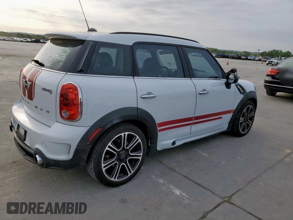 2014 MINI Countryman S with VIN WMWZC3C53EWT01161, listed as a Copart auction lot 50586965 with 151,813 mi miles and Salvage Title. Bid and sale history available at DreamBid. Image 3.