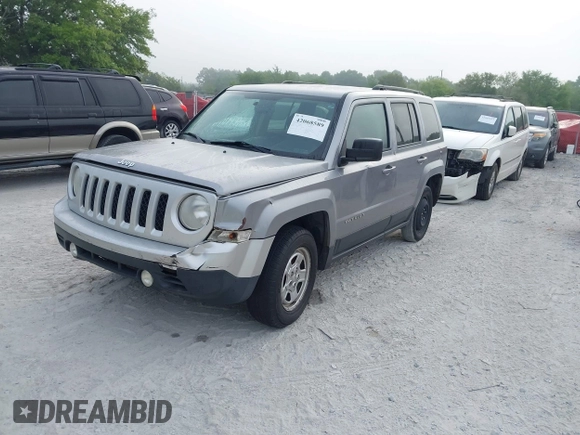 2014 Jeep Patriot Altitude with VIN 1C4NJPBA4ED812192, listed as a IAAI auction lot 42068589 with 221,337 mi miles and . Bid and sale history available at DreamBid. Image 2.