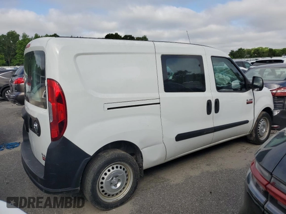 2018 Ram ProMaster City Cargo Tradesman with VIN ZFBERFAB6J6L02358, listed as a Copart auction lot 52919274 with 73,112 mi miles and . Bid and sale history available at DreamBid. Image 3.