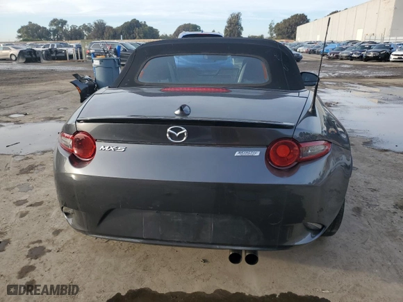 2016 Mazda MX-5 Miata Club with VIN JM1NDAC75G0103739, listed as a Copart auction lot 85727464 with 68,151 mi miles and Salvage Title. Bid and sale history available at carsss.com. Image 6.