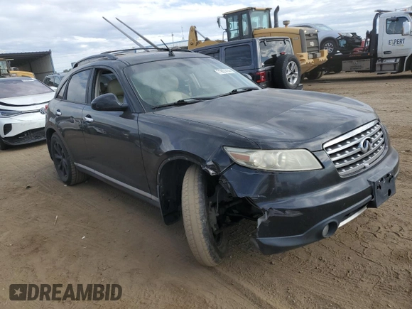 2006 Infiniti FX35 with VIN JNRAS08W06X210458, listed as a Copart auction lot 71851414 with 0 mi miles and Salvage Title. Bid and sale history available at carsss.com. Image 4.
