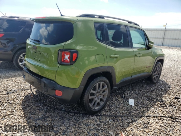 2016 Jeep Renegade Latitude with VIN ZACCJABW0GPD61699, listed as a Copart auction lot 60238644 with 59,545 mi miles and Salvage Title. Bid and sale history available at DreamBid. Image 3.