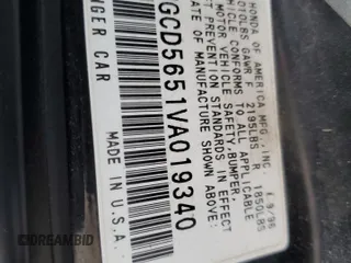 1997 Honda Accord EX with VIN 1HGCD5651VA019340, listed as a Copart auction lot 83451114 with 214,604 mi miles and Salvage Title. Bid and sale history available at DreamBid. Image 15.