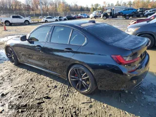 2022 BMW 3 Series M340i xDrive with VIN 3MW5U9J09N8C36136, listed as a Copart auction lot 76598524 with 45,311 mi miles and Salvage Title. Bid and sale history available at carsss.com. Image 2.