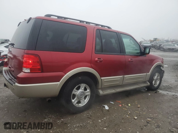 2005 Ford Expedition Eddie Bauer z VIN 1FMFU18525LA27433, wystawiony jako Copart lot #44785565 z przebiegiem 226 510 mil mil oraz Szkoda całkowita • Salvage title. Historia ofert i sprzedaży dostępna na DreamBid. Obrazek 3.