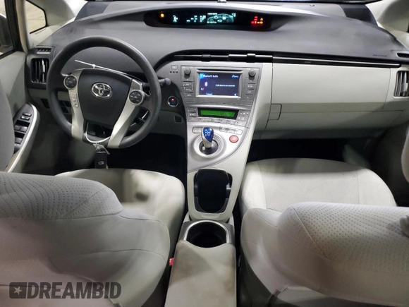 2012 Toyota Prius One with VIN JTDKN3DU1C5470313, listed as a Copart auction lot 55340305 with 106,776 mi miles and Salvage Title. Bid and sale history available at DreamBid. Image 8.