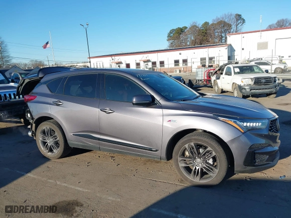 2021 Acura RDX w/A-Spec Package with VIN 5J8TC1H69ML015203, listed as a IAAI auction lot 41370213 with 38,911 mi miles. Bid and sale history available at carsss.com. Image 13.