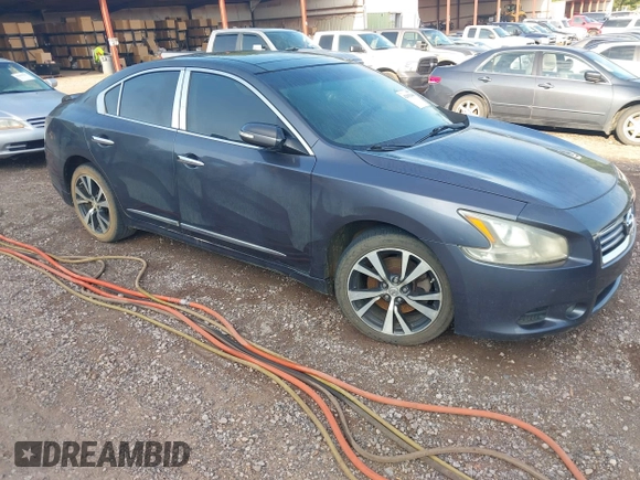 2012 Nissan Maxima SV with VIN 1N4AA5AP4CC853830, listed as a IAAI auction lot 42602846 with 177,558 mi miles and . Bid and sale history available at DreamBid. Image 1.