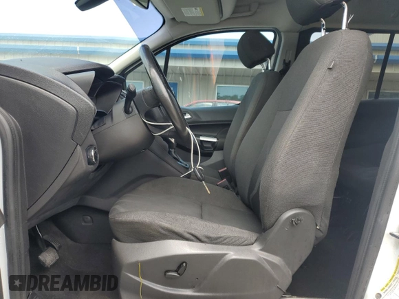 2018 Ford Transit Connect XLT with VIN NM0GE9F77J1372937, listed as a Copart auction lot 59725445 with 156,553 mi miles and Salvage title. Bid and sale history available at DreamBid. Image 7.