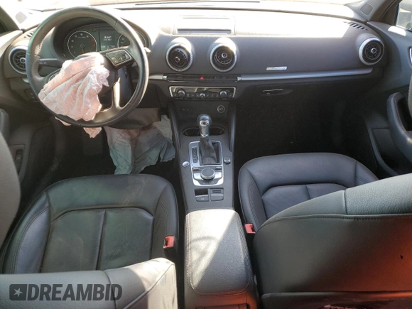 2018 Audi A3 Sedan Premium with VIN WAUB8GFF3J1007331, listed as a Copart auction lot 38089934 with 45,509 mi miles. Bid and sale history available at carsss.com. Image 8.