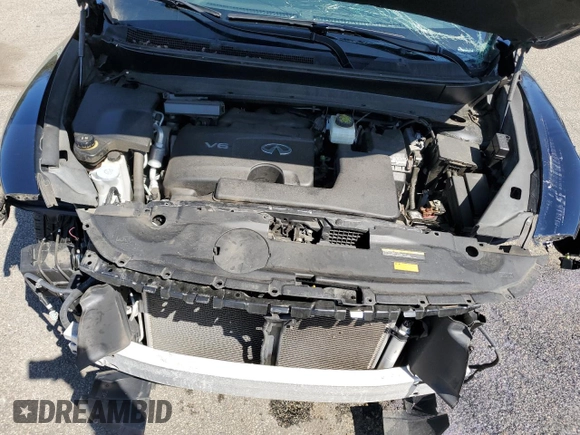 2019 Infiniti QX60 Pure with VIN 5N1DL0MM1KC505094, listed as a Copart auction lot 51243615 with 42,850 mi miles and Salvage title. Bid and sale history available at DreamBid. Image 12.