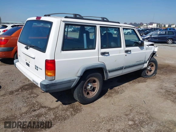 2001 Jeep Cherokee Sport with VIN 1J4FT48S81L507558, listed as a IAAI auction lot 41586992 with 279,132 mi miles. Bid and sale history available at carsss.com. Image 4.