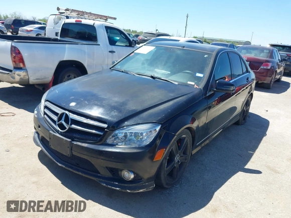 2010 Mercedes-Benz C-Class C 300 Sport with VIN WDDGF8BBXAF480515, listed as a IAAI auction lot 41849775 with 163,740 mi miles. Bid and sale history available at carsss.com. Image 2.