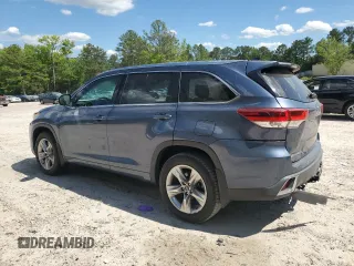 2018 Toyota Highlander Limited with VIN 5TDDZRFH9JS864309, listed as a Copart auction lot 58119095 with 82,617 mi miles and Salvage title. Bid and sale history available at DreamBid. Image 2.