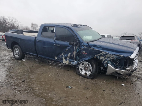 2024 Ram 2500 Tradesman with VIN 3C6UR5HL0RG169082, listed as a Copart auction lot 84330234 with 13,672 mi miles and Salvage Title. Bid and sale history available at carsss.com. Image 1.