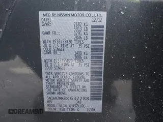 2013 Nissan Pathfinder SL with VIN 5N1AR2MM2DC632288, listed as a IAAI auction lot 41499281 with 120,182 mi miles and . Bid and sale history available at DreamBid. Image 9.